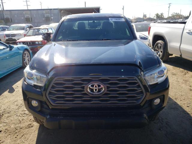 3TMGZ5AN5LM300565 - 2020 TOYOTA TACOMA DOUBLE CAB BLACK photo 5