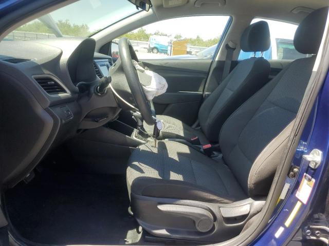 3KPC24A6XME130480 - 2021 HYUNDAI ACCENT SE BLUE photo 7