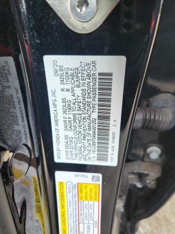 19UUB6F54MA001252 - 2021 ACURA TLX TECH A BLACK photo 12