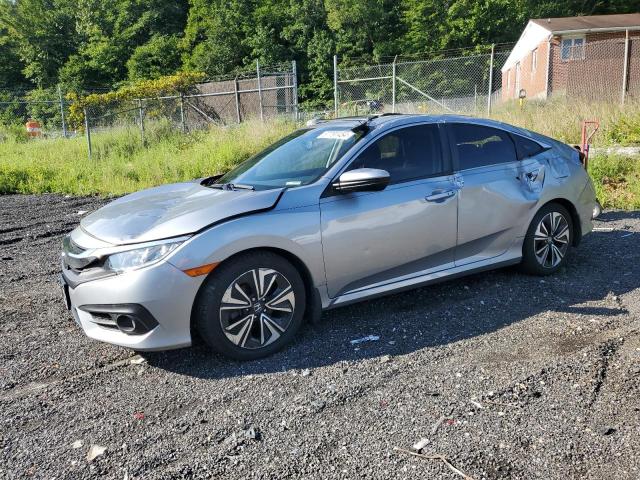 JHMFC1F76JX035077 - 2018 HONDA CIVIC EXL ვერცხლისფერი ფოტო 1