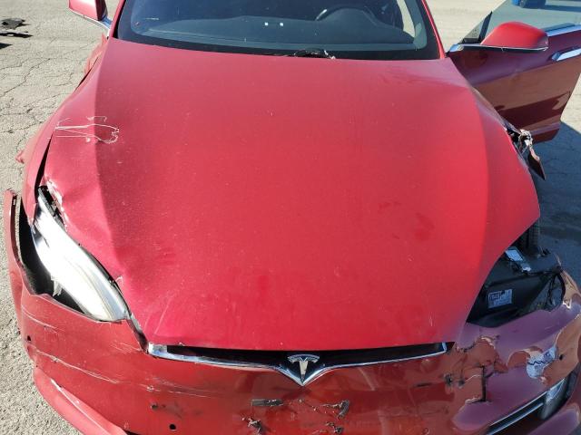 5YJSA1E23JF281736 - 2018 TESLA MODEL S Կարմիր լուսանկար 11
