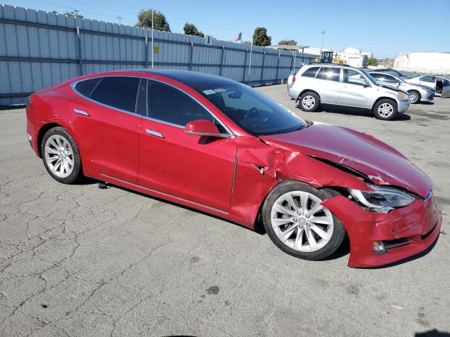 5YJSA1E23JF281736 - 2018 TESLA MODEL S Կարմիր լուսանկար 4