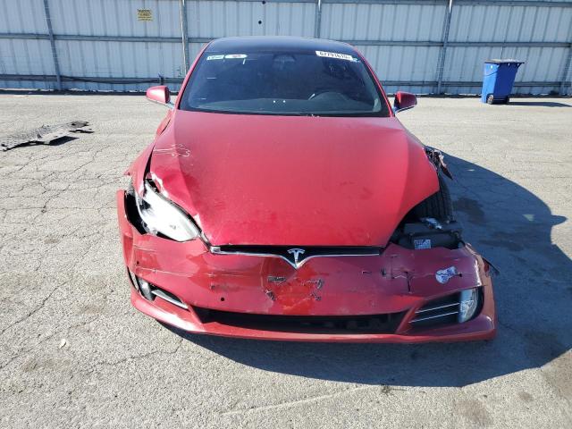 5YJSA1E23JF281736 - 2018 TESLA MODEL S Կարմիր լուսանկար 5