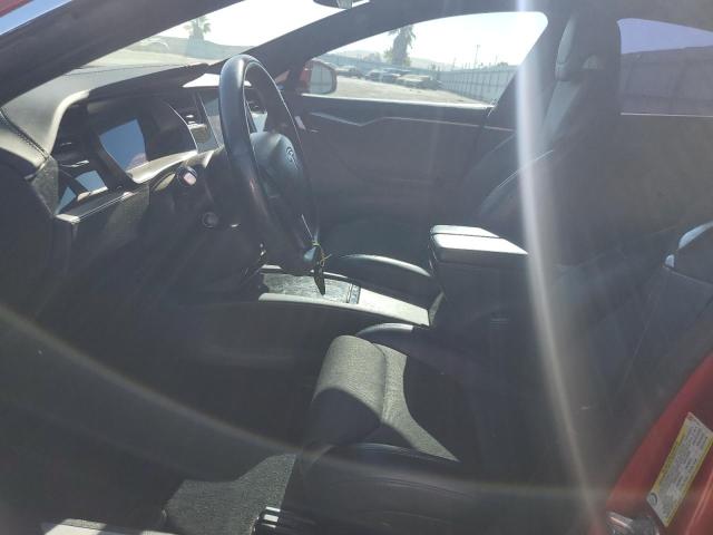 5YJSA1E23JF281736 - 2018 TESLA MODEL S Կարմիր լուսանկար 7