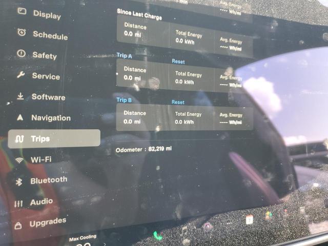 5YJSA1E50NF458792 - 2022 TESLA MODEL S Boz foto 9