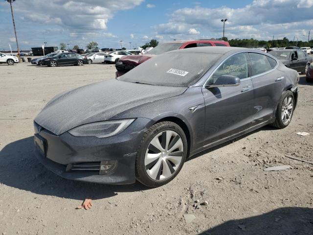 5YJSA1E22MF426866 - 2021 TESLA MODEL S Մոխրագույն լուսանկար 1