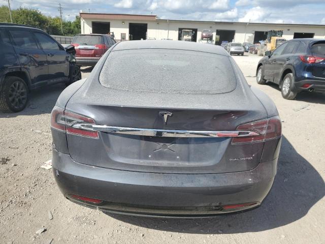 5YJSA1E22MF426866 - 2021 TESLA MODEL S Մոխրագույն լուսանկար 6