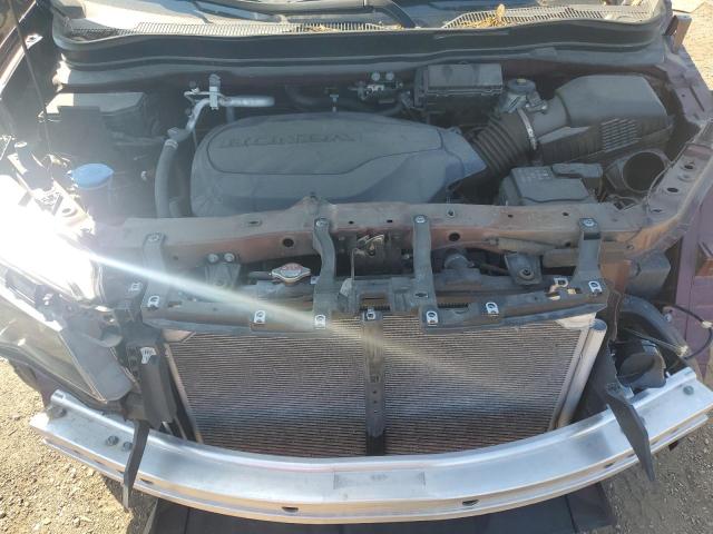 5FNYF6H58MB079154 - 2021 HONDA PILOT EXL MAROON photo 11