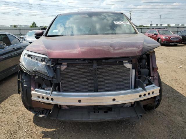 5FNYF6H58MB079154 - 2021 HONDA PILOT EXL MAROON photo 5