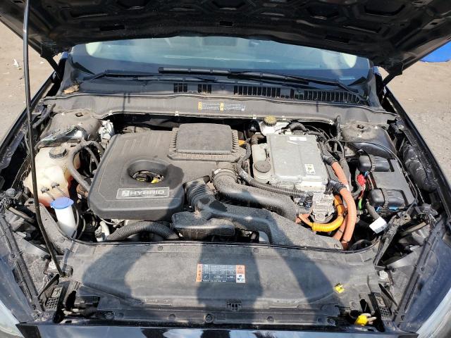 3FA6P0LU8KR147809 - 2019 FORD FUSION SE შავი ფოტო 11