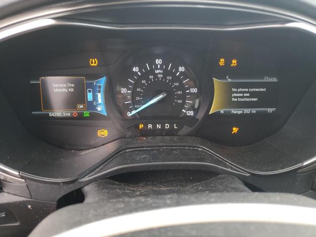 3FA6P0LU8KR147809 - 2019 FORD FUSION SE შავი ფოტო 9