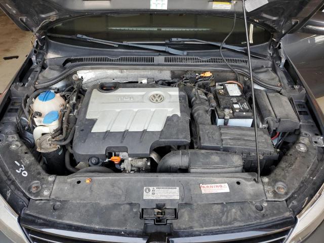 3VWLL7AJ3CM395925 - 2012 VOLKSWAGEN JETTA TDI Boz foto 11