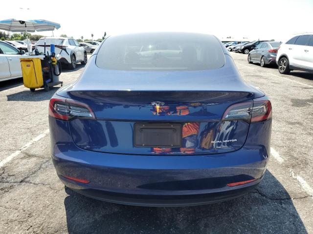 5YJ3E1EBXNF138121 - 2022 TESLA MODEL 3 ლურჯი ფოტო 6