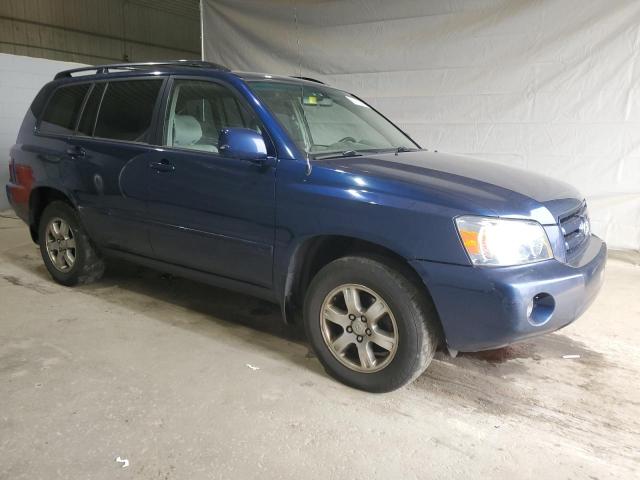 JTEDP21A840009109 - 2004 TOYOTA HIGHLANDER BASE BLUE photo 4
