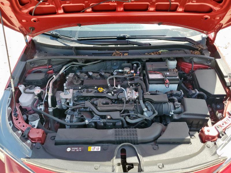 JTND4MBE5N3180356 - 2022 TOYOTA COROLLA SE RED photo 11