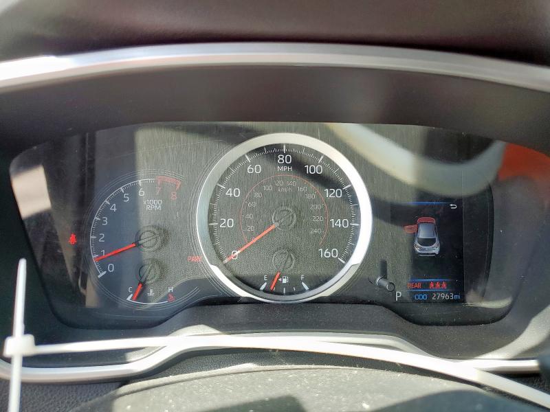 JTND4MBE5N3180356 - 2022 TOYOTA COROLLA SE RED photo 9