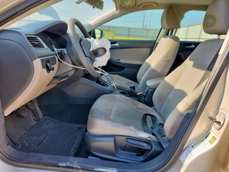 3VW1K7AJ8EM269492 - 2014 VOLKSWAGEN JETTA BASE TAN photo 7