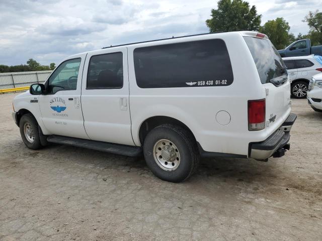 1FMNU40L01EB66787 - 2001 FORD EXCURSION XLT WHITE photo 2