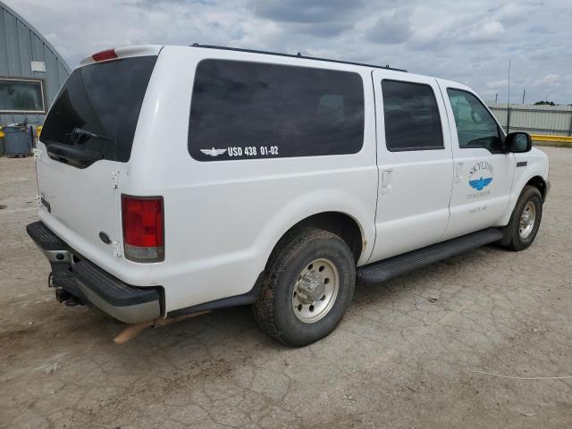 1FMNU40L01EB66787 - 2001 FORD EXCURSION XLT WHITE photo 3