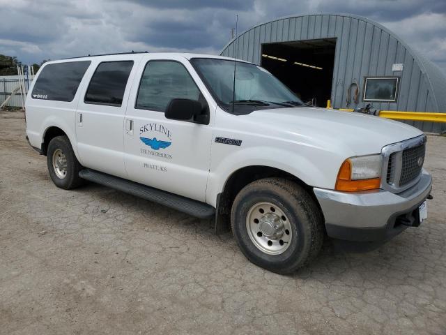 1FMNU40L01EB66787 - 2001 FORD EXCURSION XLT WHITE photo 4