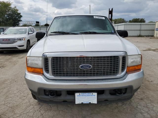 1FMNU40L01EB66787 - 2001 FORD EXCURSION XLT WHITE photo 5