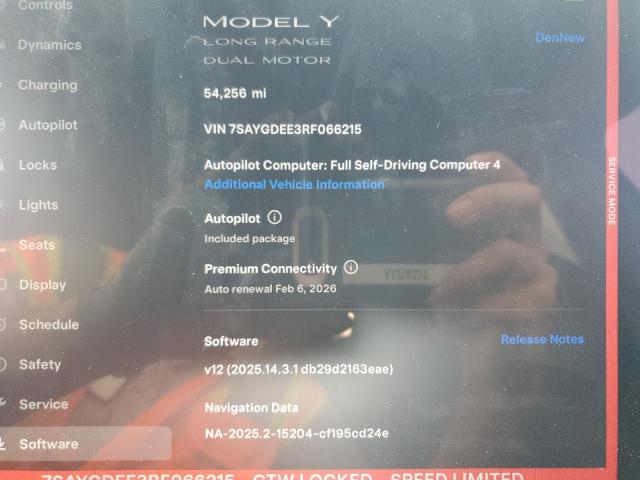 7SAYGDEE3RF066215 - 2024 TESLA MODEL Y Սև լուսանկար 9