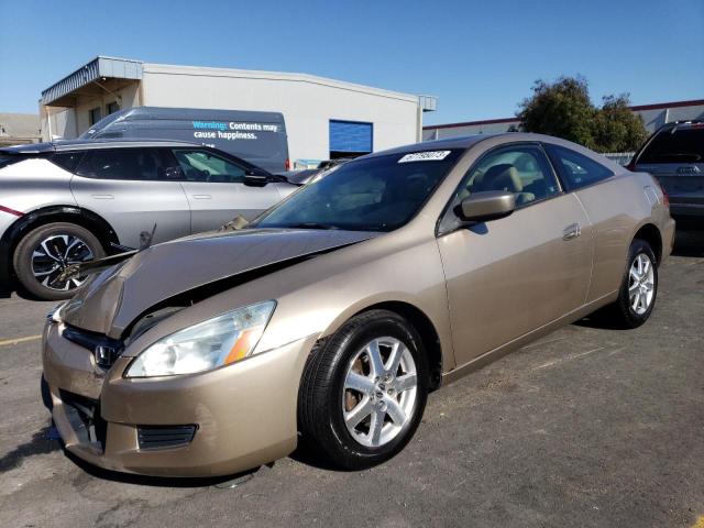 1HGCM82645A011376 - 2005 HONDA ACCORD EX BEIGE photo 1