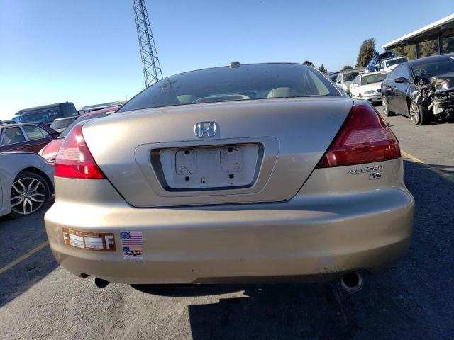 1HGCM82645A011376 - 2005 HONDA ACCORD EX BEIGE photo 6