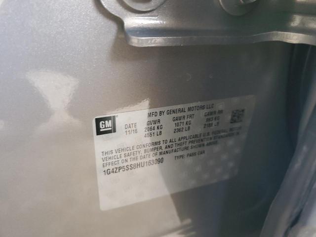 1G4ZP5SS8HU163090 - 2017 BUICK LACROSSE ESSENCE 棕色 照片 12