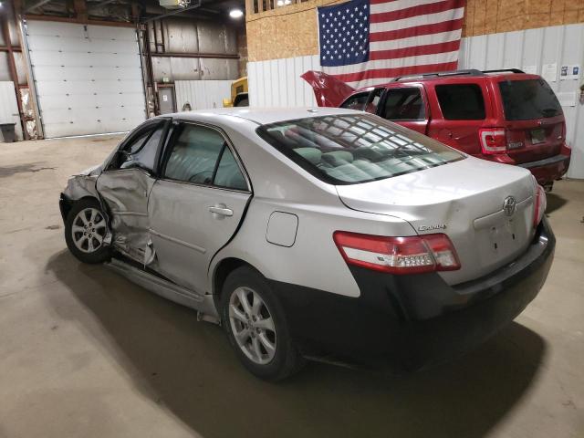 4T4BF3EK0AR005293 - 2010 TOYOTA CAMRY BASE Gümüş foto 2
