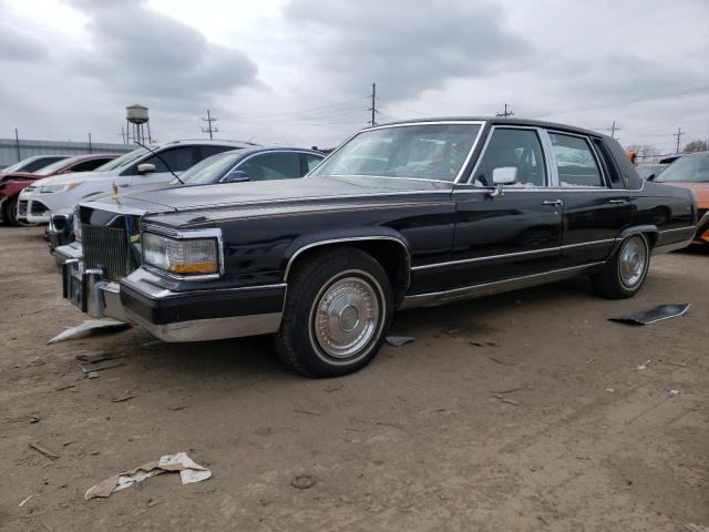 1G6DW54E9MR706486 - 1991 CADILLAC BROUGHAM BLACK photo 1