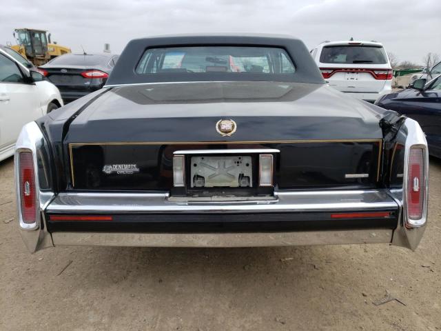 1G6DW54E9MR706486 - 1991 CADILLAC BROUGHAM BLACK photo 6