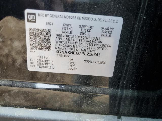 3GNAXHEG7PL216341 - 2023 CHEVROLET EQUINOX LS 黑色 照片 13