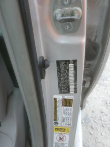 4T1BE46K19U282323 - 2009 TOYOTA CAMRY BASE 银色 照片 12