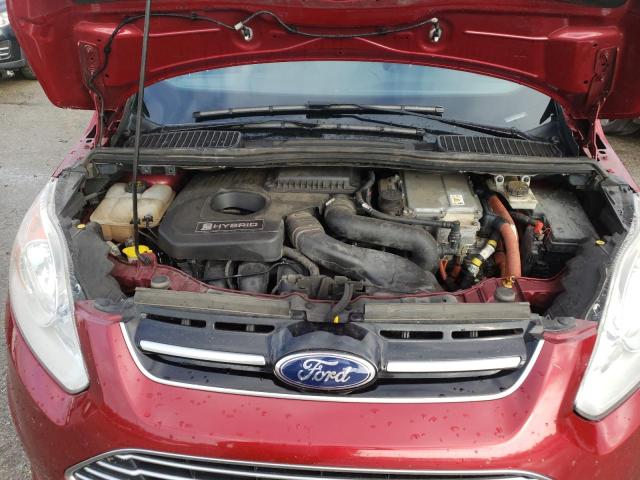1FADP5BU1DL551543 - 2013 FORD C-MAX SEL RED photo 11