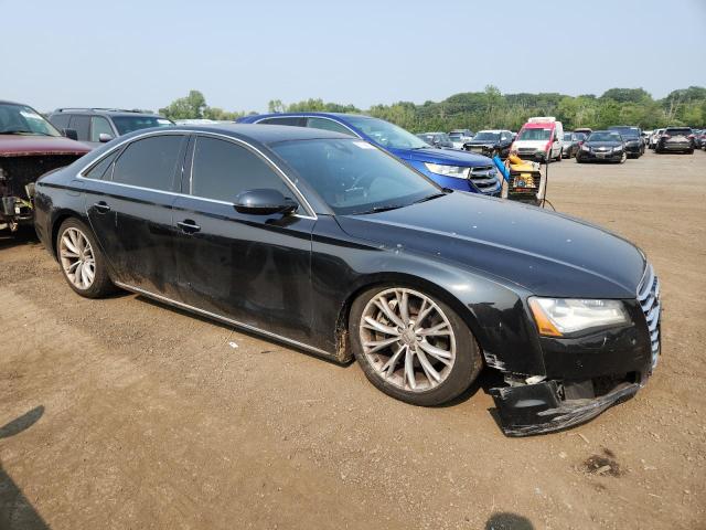 WAUAVAFD7BN019735 - 2011 AUDI A8 QUATTRO BLACK photo 4