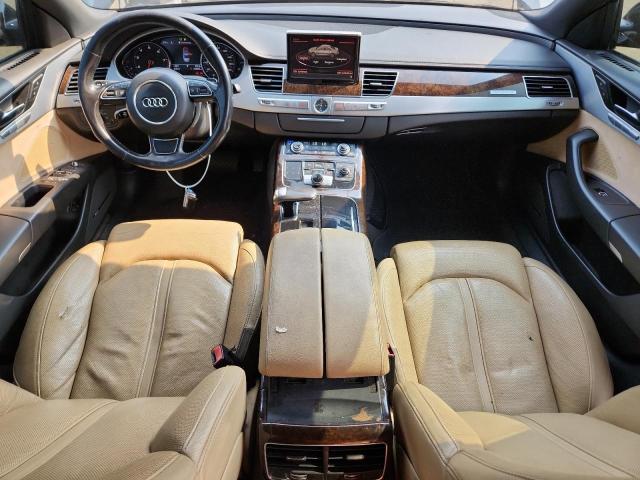 WAUAVAFD7BN019735 - 2011 AUDI A8 QUATTRO BLACK photo 8