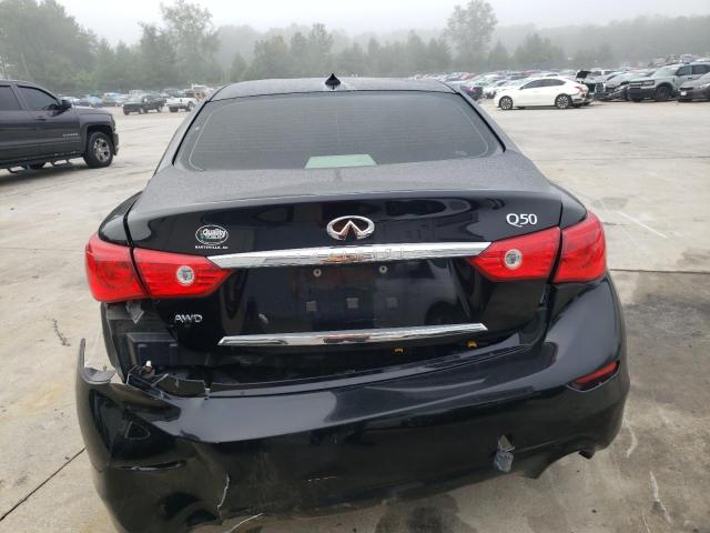 JN1CV7AR6GM252989 - 2016 INFINITI Q50 BASE BLACK photo 6