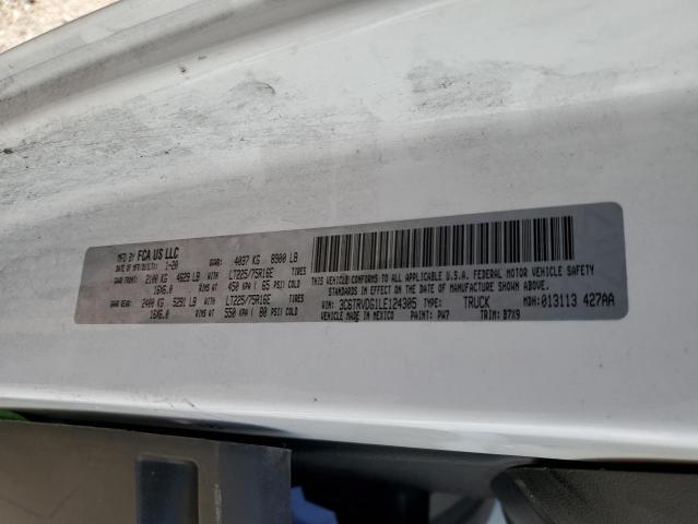 3C6TRVDG1LE124305 - 2020 RAM PROMASTER 2500 HIGH Weiß Foto 12