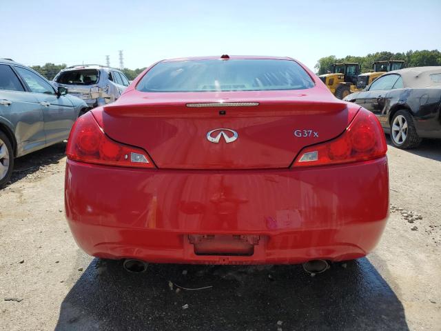 JNKCV64F09M653626 - 2009 INFINITI G37 RED photo 6