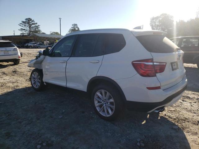 5UXWX9C58H0T08576 - 2017 BMW X3 XDRIVE28I WHITE photo 2
