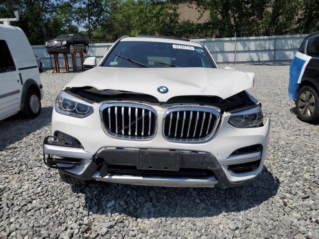 5UXTY5C06M9F37666 - 2021 BMW X3 XDRIVE30I WHITE photo 5