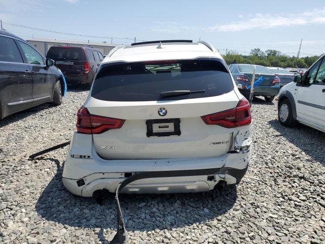 5UXTY5C06M9F37666 - 2021 BMW X3 XDRIVE30I WHITE photo 6