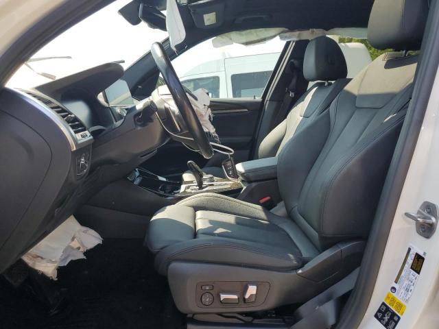 5UXTY5C06M9F37666 - 2021 BMW X3 XDRIVE30I WHITE photo 7