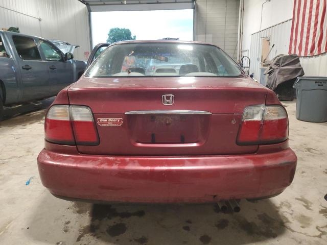 1HGCD5632VA276053 - 1997 HONDA ACCORD LX 勃艮第红 照片 6
