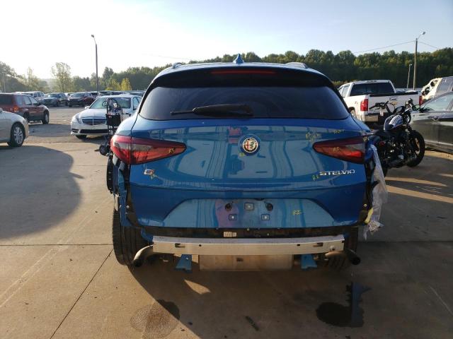 ZASFAKNN1J7B96733 - 2018 ALFA ROMEO STELVIO TI SPORT BLUE photo 6