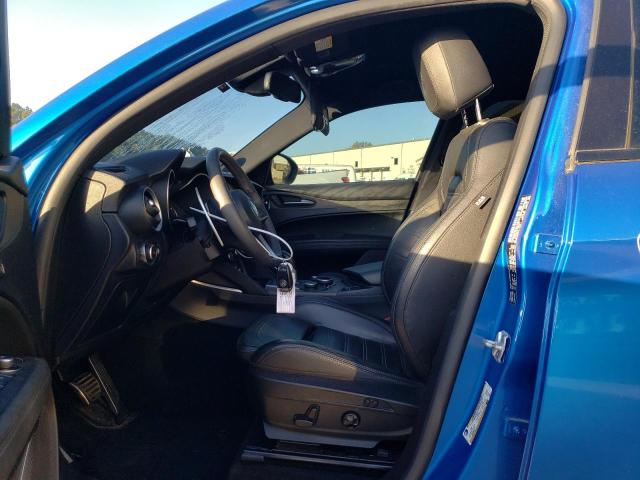 ZASFAKNN1J7B96733 - 2018 ALFA ROMEO STELVIO TI SPORT BLUE photo 7