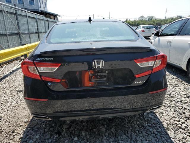 1HGCV1F39JA269116 - 2018 HONDA ACCORD SPORT BLACK photo 6