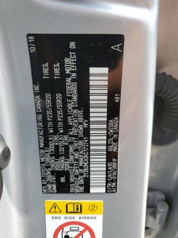 2T2BZMCA2KC172741 - 2019 LEXUS RX 350 BASE SILVER photo 13
