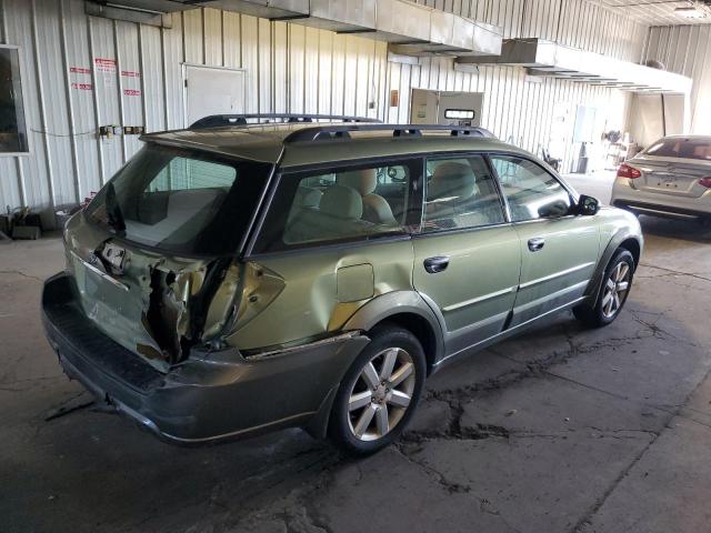 4S4BP61C677312479 - 2007 SUBARU LEGACY OUTBACK 2.5I GREEN photo 3